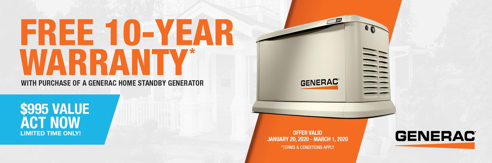 Homestandby Generator Deal | Warranty Offer | Generac Dealer | Sequim, WA